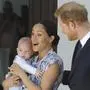 Herzogin Meghan und Prinz Harry mit ihrem Sohn Archie