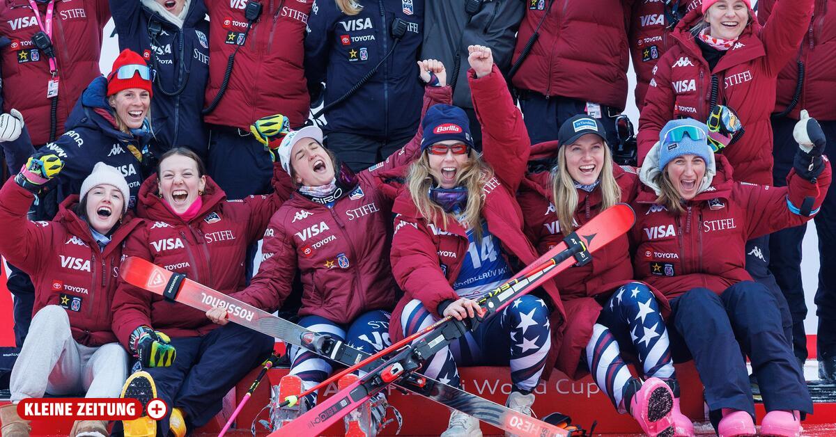US ski star on board! Hirscher's Van Deer signs its first woman