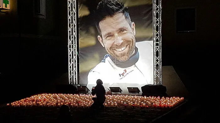 Lichtermeer für den Piloten