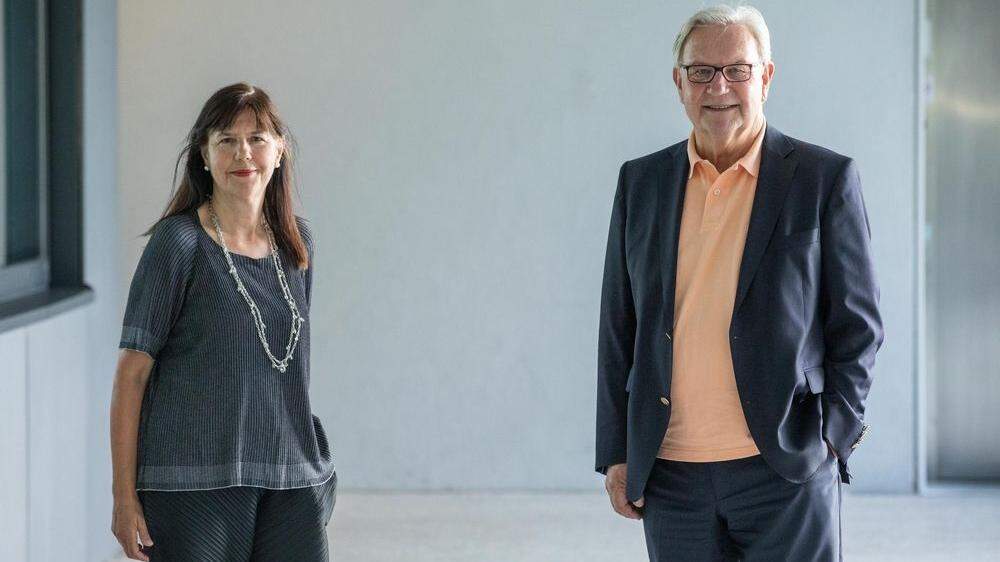Edith Draxl (UniT) und Franz Majcen, ehemaliger Landtagspräsident, stehen dem steirischen Kulturkuratorium noch bis Jahresende vor.