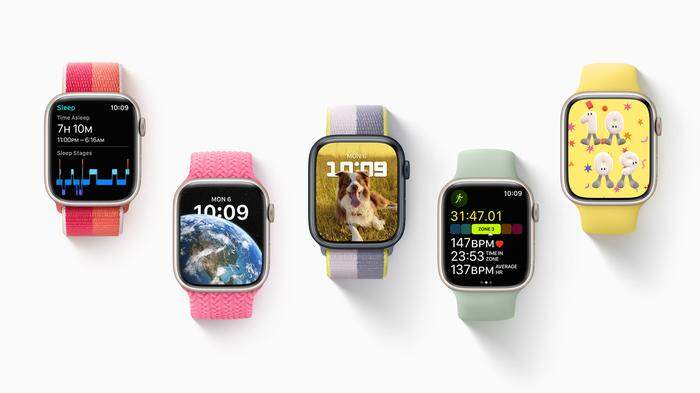 Neues Betriebssystem WatchOS9 für die Apple Watch