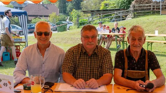 In der Jurie saßen Landesobmann Rudolf Obergrießnig, Schriftführer Dietmar Lassnig und Ringer-Ortsvertreter Walder Hans aus Fresach.