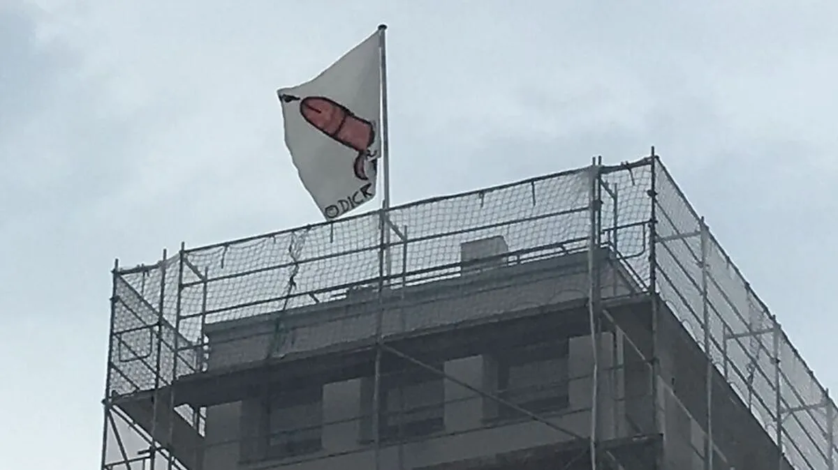Wirbel um Fahne