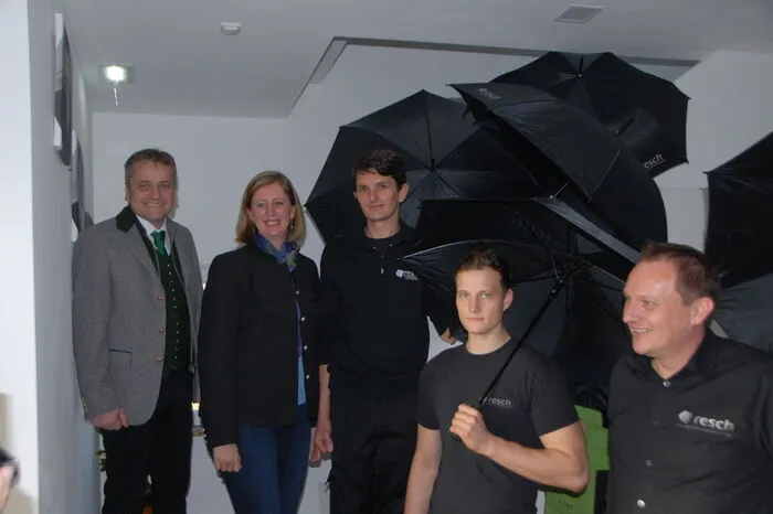 Empfang durch den Firmenchef Gerald Resch