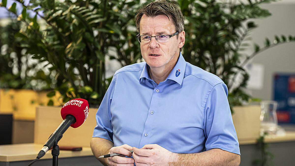 AMS-Chef Peter Wedenig: &quot;Jugendliche besonders von Arbeitslosigkeit betroffen&quot;