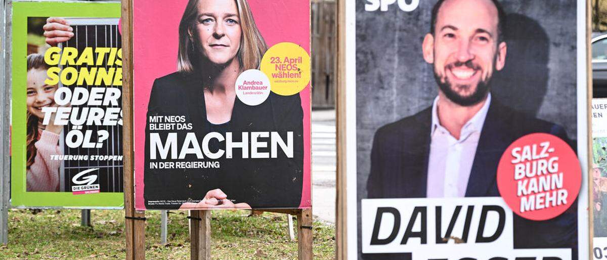 Noch bis Sonntag buhlen die Parteien in Salzburg um die Gunst der Wählerschaft