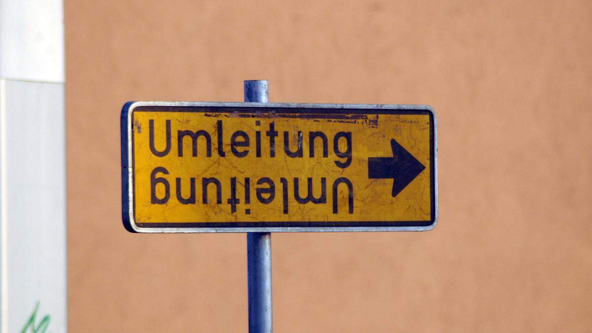 Die Stadt Spittal wird die Umleitungen und Sperren ausschildern