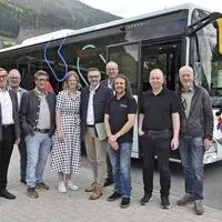 Johann Lüftenegger, Johann Ramsbacher, Patrick Lengdorfer, Lisa Aigner, Markus Schaflechner, Manfred Sampl, Georg Macheiner, Martin Bacher und Hannes Bogensperger (von links)