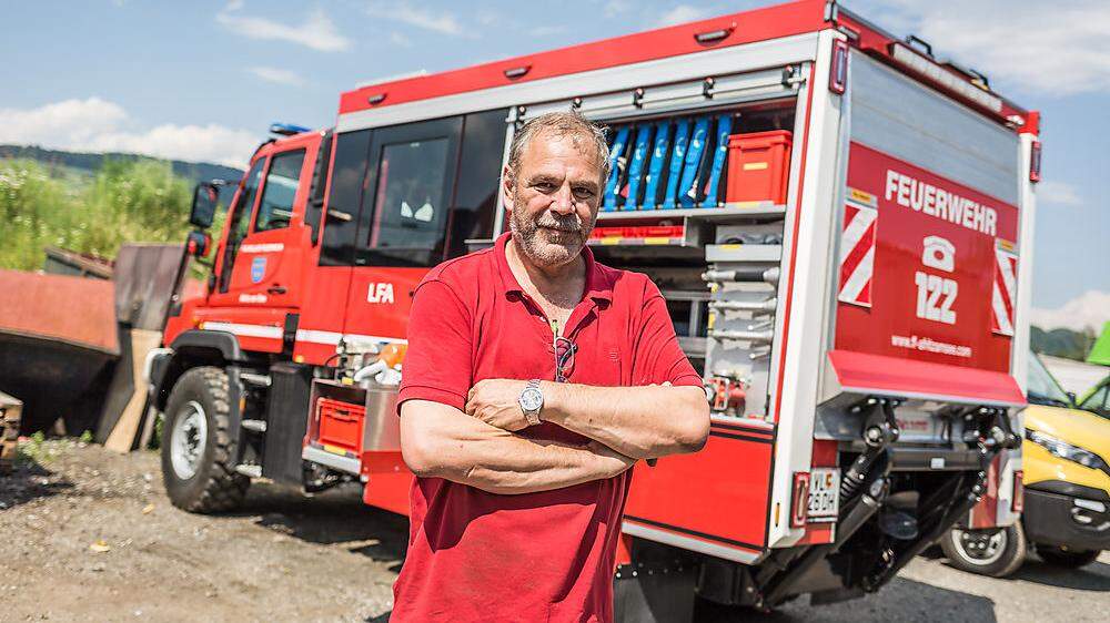 Nusser ist selbst in der Freiwilligen Feuerwehr aktiv 