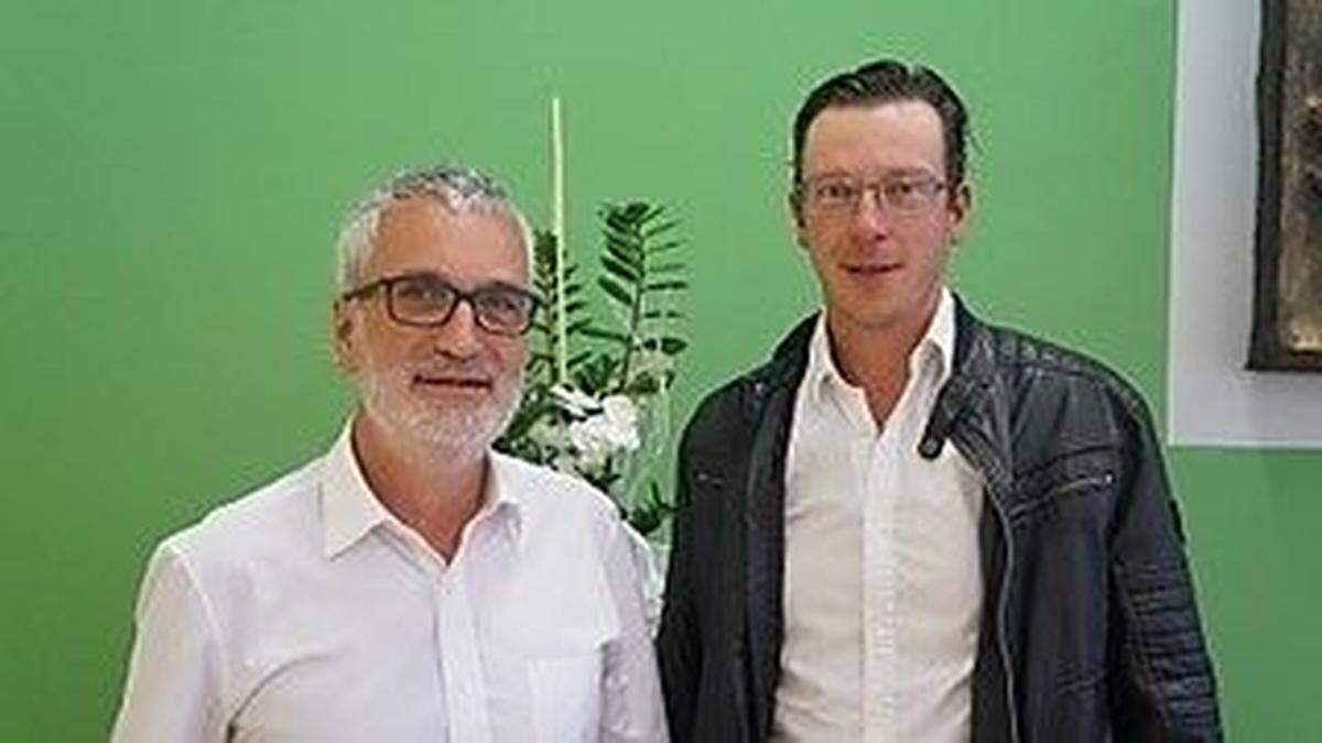 Franz Schatz (links) und Christian Köppl (rechts) übernehmen die Funktionen des zurückgetretenen Josef Reiterer