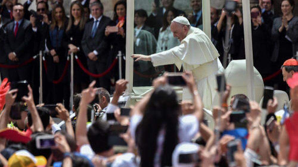 Papst Franzikus auf Kolumbienreise
