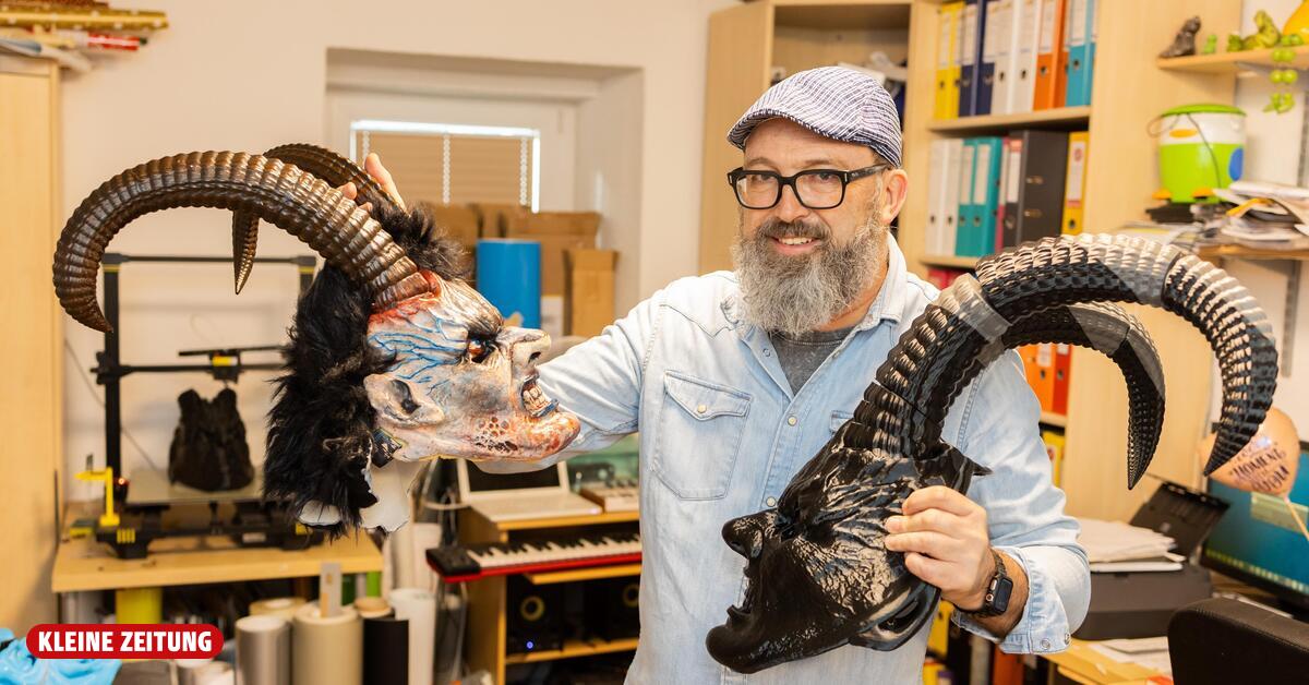 Krampus 2.0! In Kärnten entsteht Brauchtum im 3D-Drucker