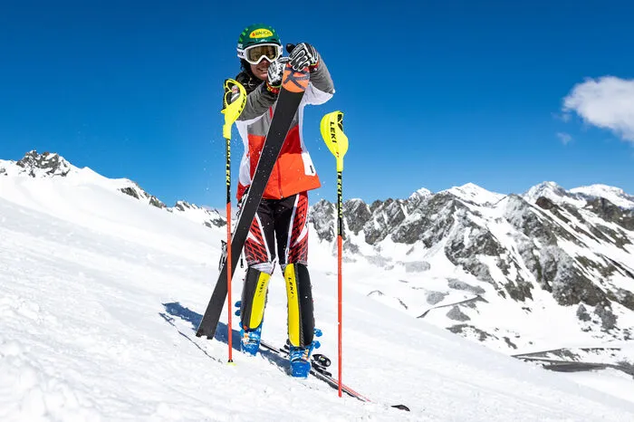 Auch Katharina Liensberger stand in Sölden wieder auf Schnee.
