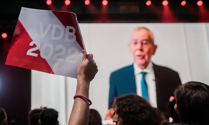 BP-WAHL: WAHLPARTY VAN DER BELLEN