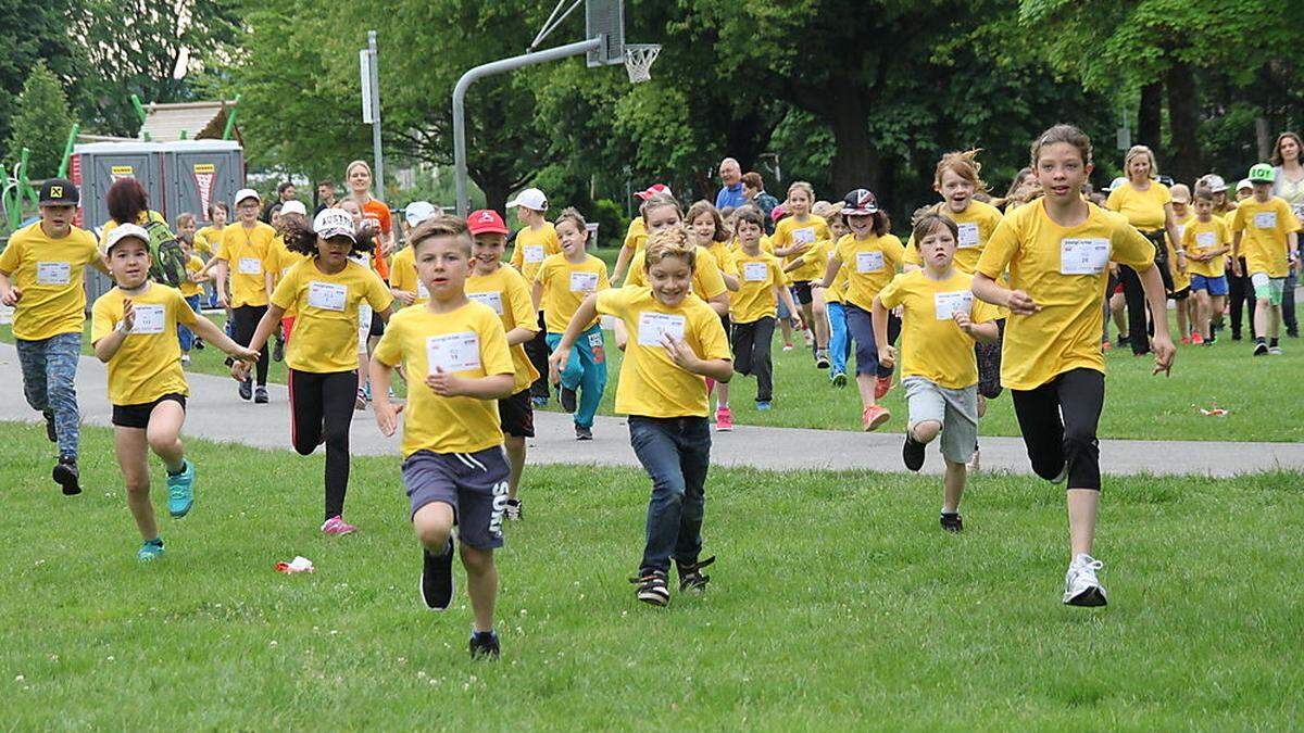 Die Volksschule 3 ist seit Jahren beim Laufwunder mit dabei