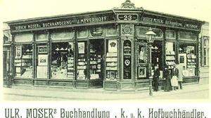   Ab 1907 gab es in der Herrengasse den „Moser“ als k.k. Hofbuchhandlung  