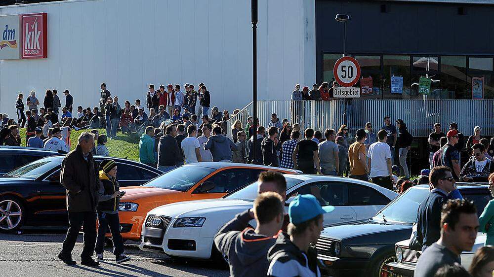 Hunderte GTI-Fans wurden am Freitag bereits in Velden gesichtet