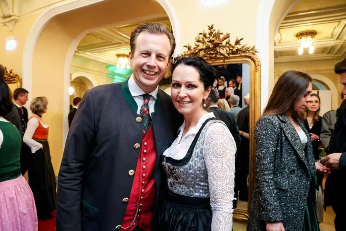 Landesrat Karlheinz Kornhäusl mit Ehefrau Elisabeth