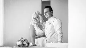 Yvonne und Sebastian Schmautzer heirateten im Stift Eberndorf