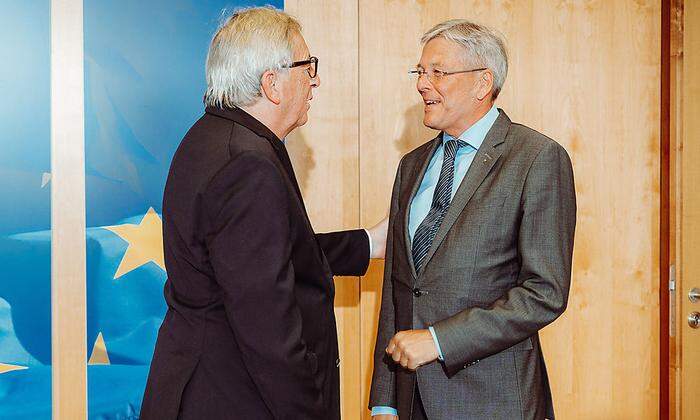 Gutes Gespräch: Jean-Claude Juncker, Peter Kaiser