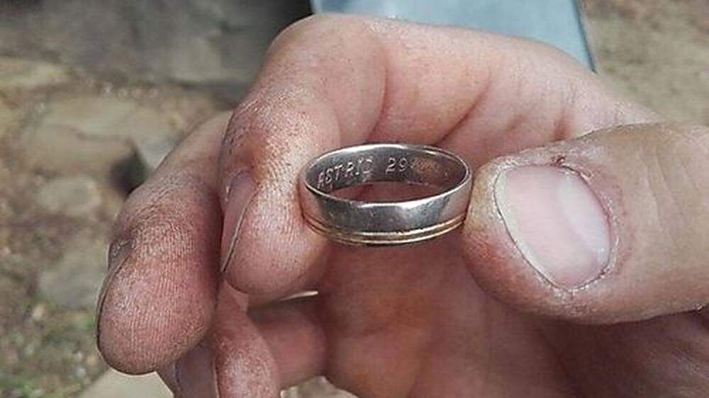 Wieder bei seinem Besitzer: Messners Ehering wurde nach elf Jahren gefunden