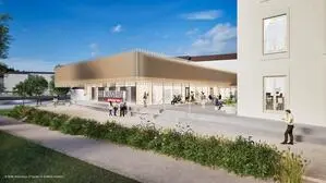 So soll die fertige Pflege-FH aussehen (Rendering)