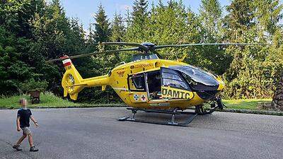 Mit dem Rettungshubschrauber wurde der Bub ins Klinikum Klagenfurt geflogen