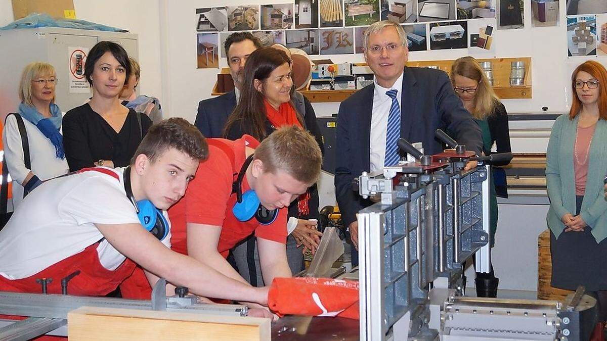 Stöger mit Kampus und Schröck in Graz