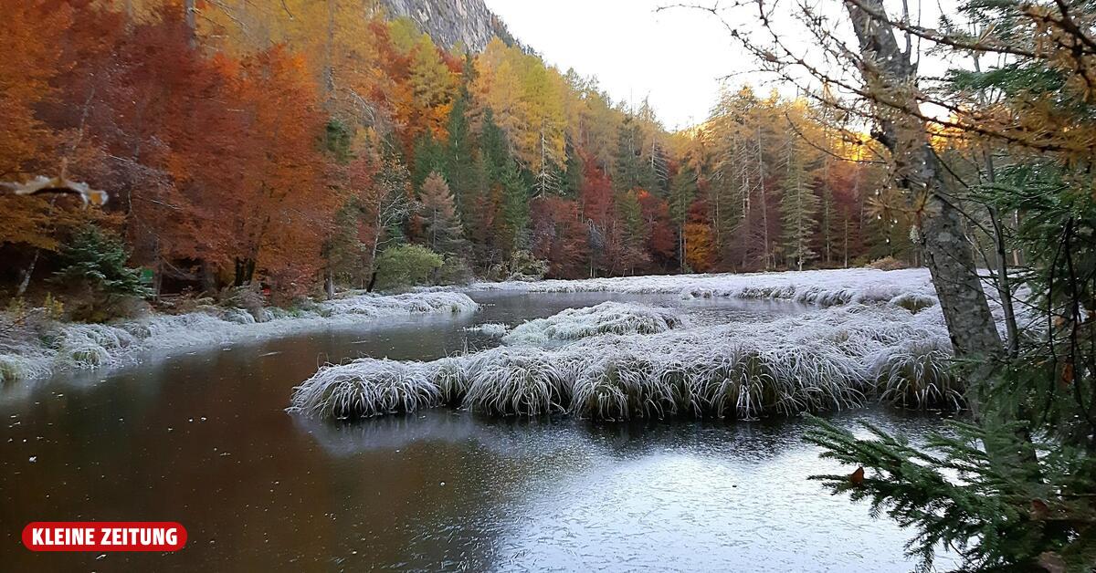 Fresh snow follows the bitter cold in Carinthia