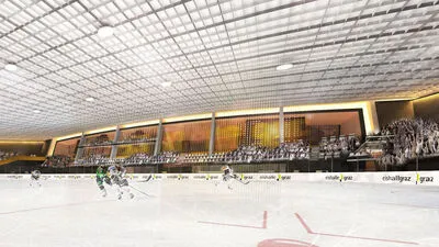 Die neue Eishalle