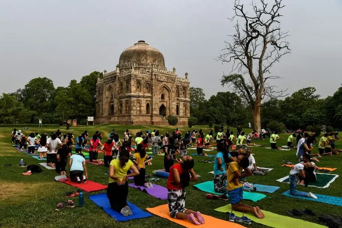 Auf den folgenden Bildern sehen Sie, wie der internationale Yoga-Tag sonst noch gefeiert wurde.