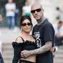 Kourtney Kardashian und Travis Barker heißen ihr erstes gemeinsames Kind willkommen