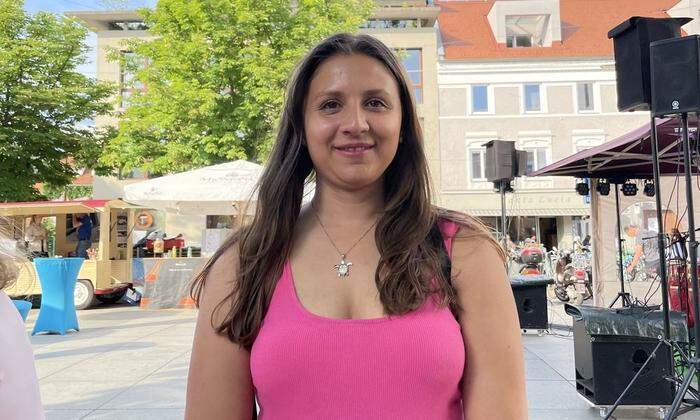 Für Alejandra (33) ist Latin-Live ein Treffpunkt der Grazer Latino-Community