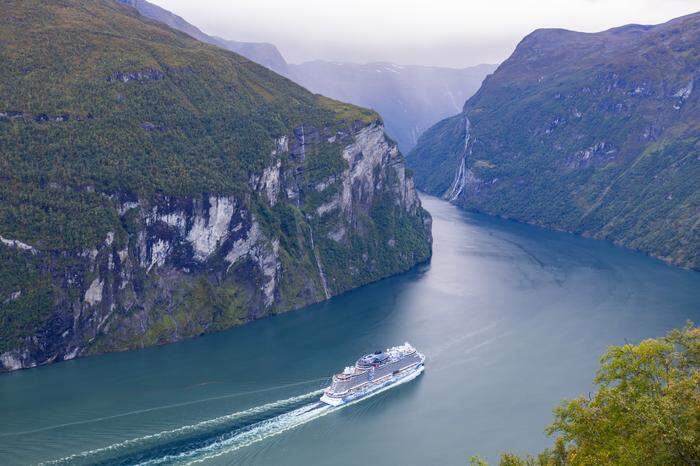 Am Geiranger-Fjord soll die Trauung von Märtha Louise und Durek Verrett stattfinden