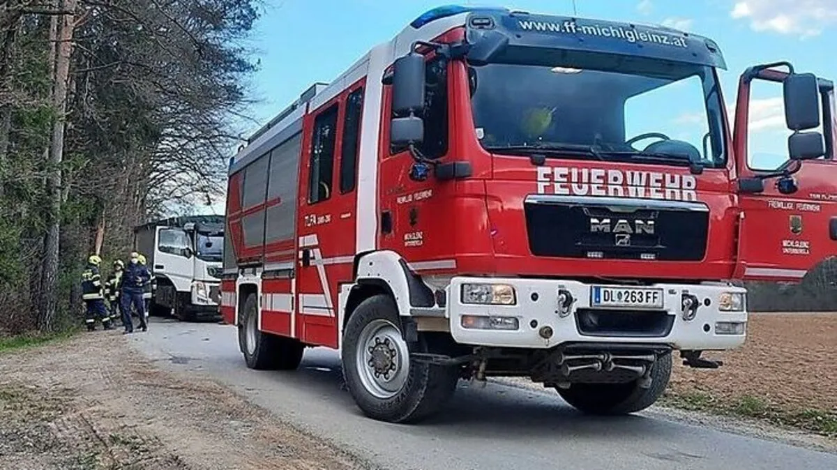 Die Feuerwehr und die Polizei rückten zum Einsatz aus