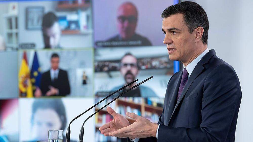 Spaniens Ministerpräsident Pedro Sánchez setzt sich für das Grundeinkommen ein