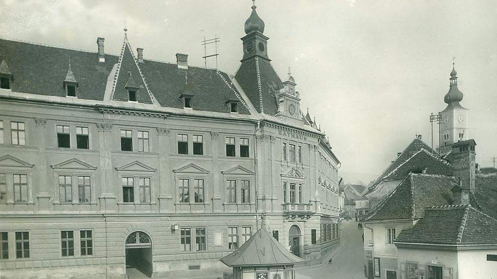 Das Rathaus im Jahre 1936