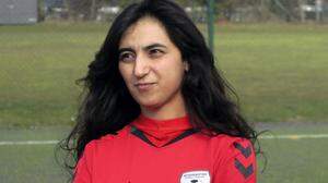 Die ehemalige Fußball-Kapitänin Khalida Popal, 2016