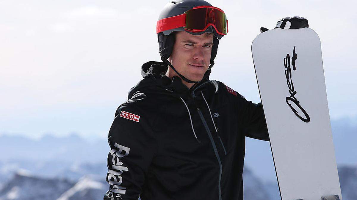 Sebastian Kislinger aus Mooskirchen ist derzeit einer der erfolgreichsten österreichischen Snowboarder. Er trainiert gerade für Olympia