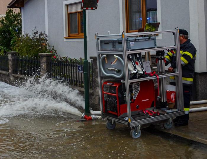 Katastrophenhilfseinsatz der Voitsberger in Niederösterreich 