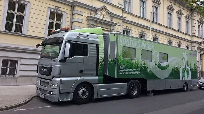 Der Röntgenwagen des Landes Kärnten