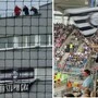 Vom "Hochsitz" beim Stadionturm bis zur Nachwuchskraft im Familiensektor: Die Unterstützung der Sturm-Fans war in jeder Sekunde da