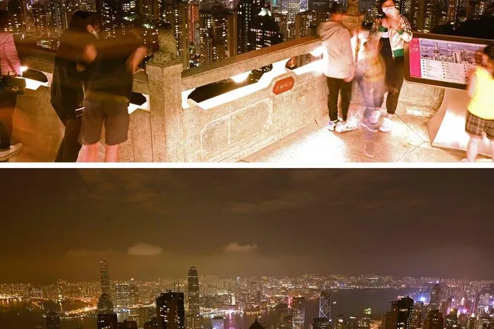 Von der Oper in Sydney über den Pariser Eiffelturm bis zur Christusstatue in Rio de Janeiro waren zahlreiche Sehenswürdigkeiten dabei. (im BildHongkong)