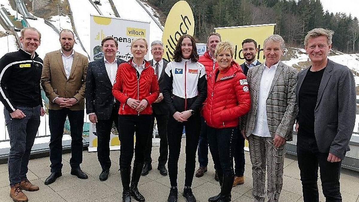 Die Organisatoren und Partner freuen sich auf den Damen-Schisprung-Weltcup in Villach.