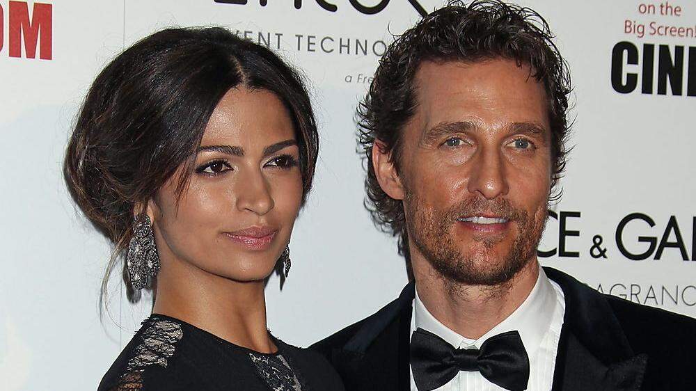 Matthew McConaughey mit seiner Frau Camila