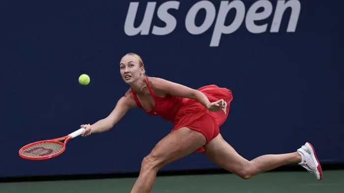 Anastasia Potapova buchte sicher ihr Ticket für die zweite Runde der US Open
