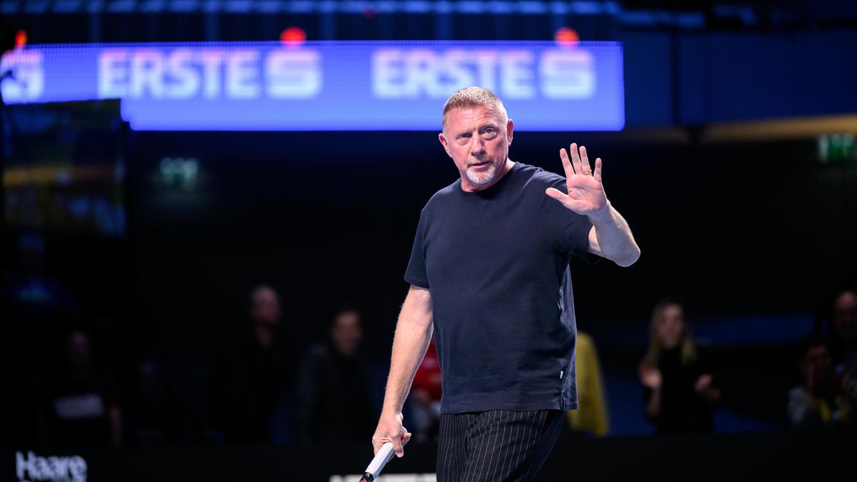 Boris Becker beim Thiem-Abschied in Wien