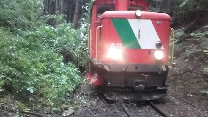 Die Feistritztalbahn konnte nicht mehr weiterfahren.