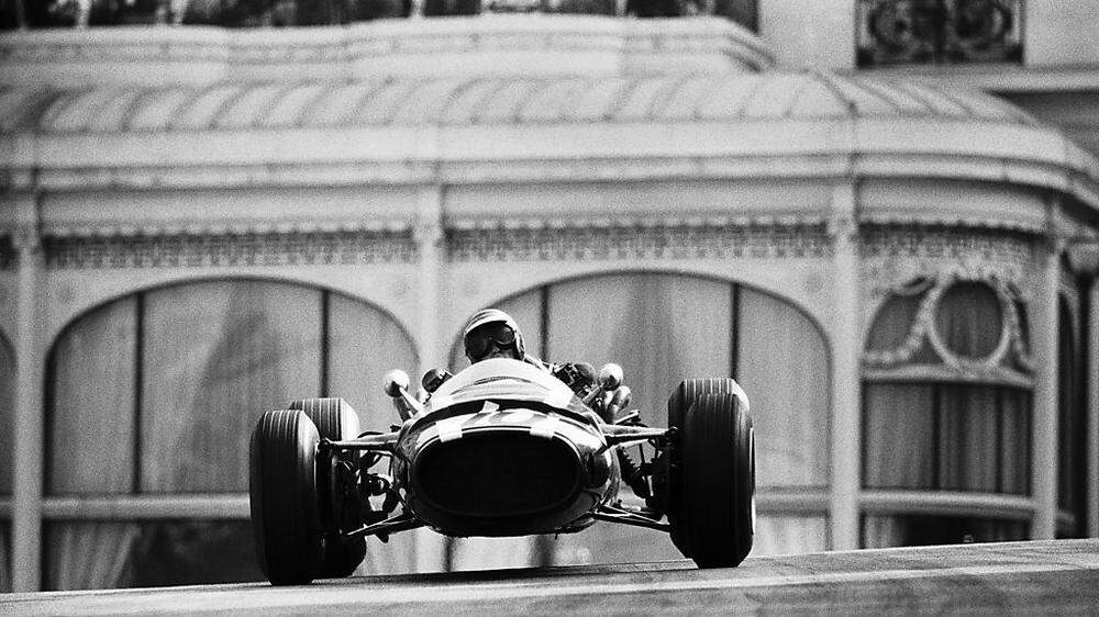 Jochen Rindt 1966 im Cooper-Maserati in Monaco