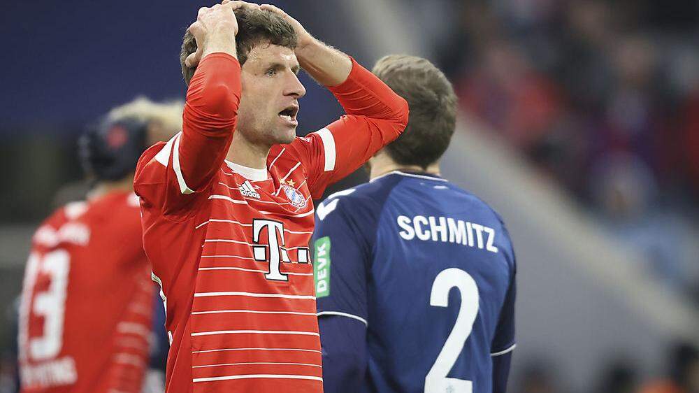 Thomas Müller wurde eingewechselt, konnte die Bayern aber nicht mehr zum Sieg führen.